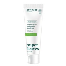 Fluoride-Free Fresh Breath Toothpaste, Peppermint Flavor, Vegan Cruelty-Fre...