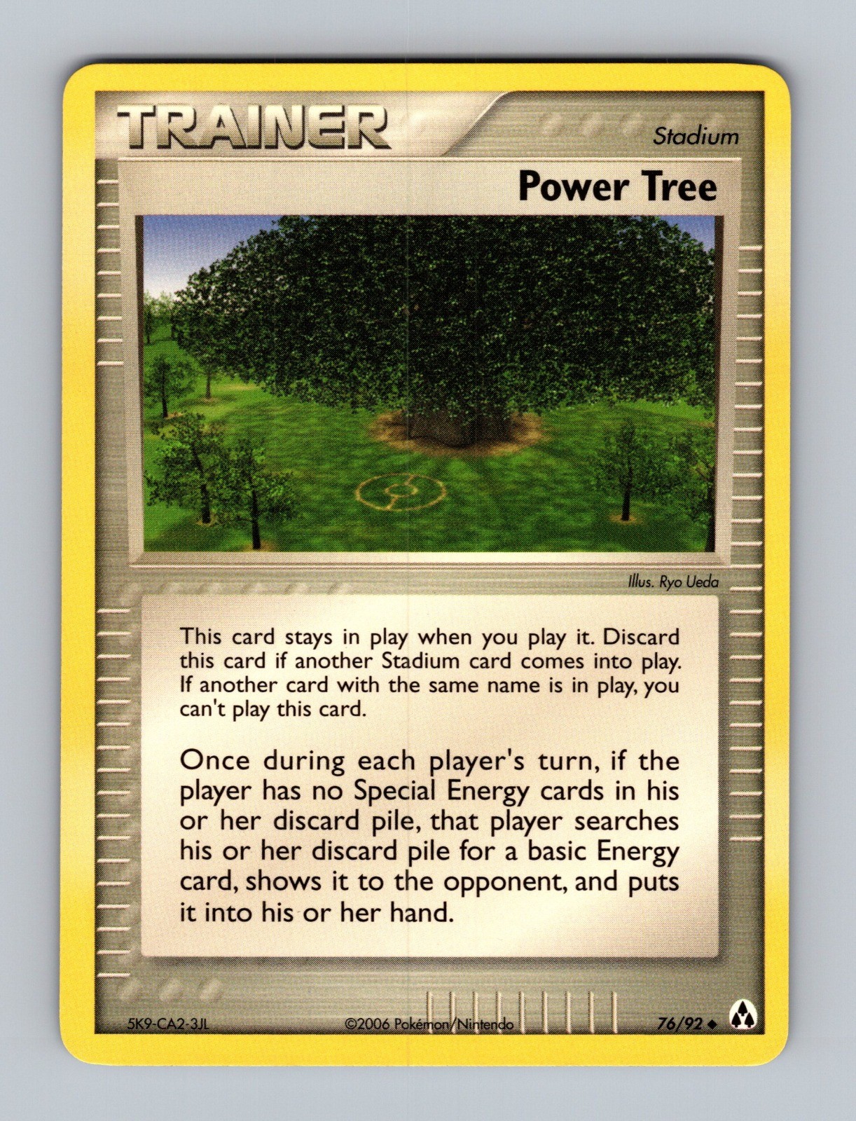 Power Tree 76/92 EX Legend Maker Pokemon TCG NM