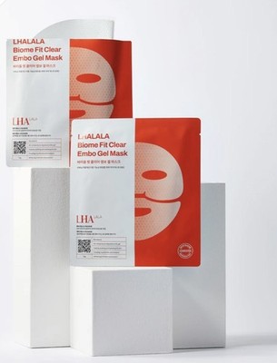 LHALALA Biome Fit Clear Embo Gel Mask 4ea US seller 