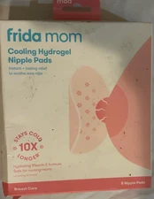 Frida Mom Nursing Pads, Cooling Hydrogel Nipple Pads for Hydration 8 Pads