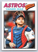 YAINER DIAZ ASTROS 2026 TOPPS HERITAGE SP #219