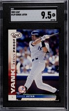 2002 Leaf Derek Jeter #129 Press Proof Red SGC 9.5