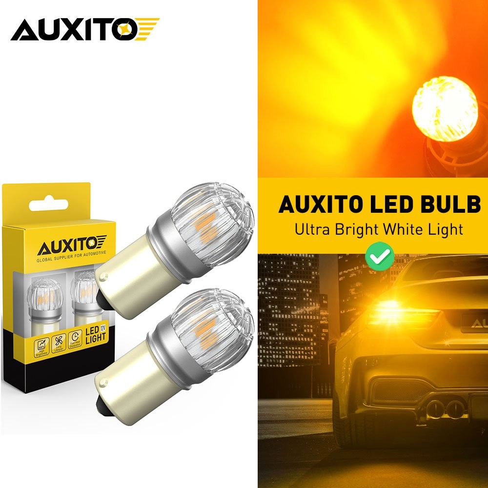 CANBUS Amber BA15S LED Turn Signal SideLight Side Indicator Light Bulb P21W 1156