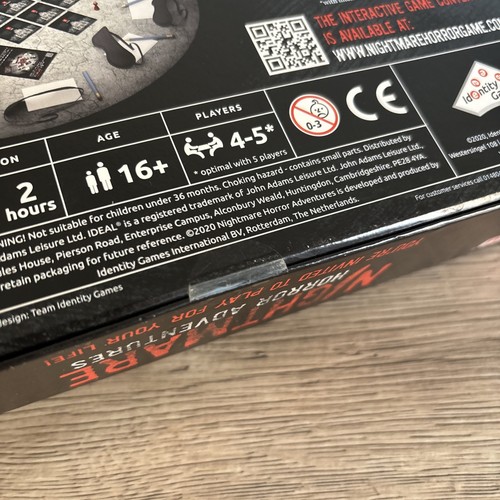 Nightmare Horror Adventures - Welcome to Crafton Mansion Board Game NEW & SEALED - Picture 6 of 7