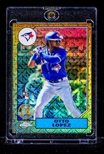 Otto Lopez RARE 1987 RETRO REFRACTOR INVESTMENT ROOKIE CARD Blue Jays SP RC. rookie card picture