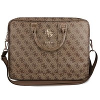 Torba Guess 4G Big Logo Na Laptopa 16'' - BrąZowa - BrąZowy Guess