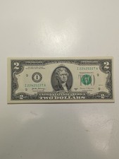 2 Two Dollar Bill. Five Of A Kind 2s. Fancy Serial Number. Series 2017A Unc