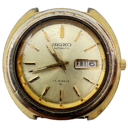 Vintage Seiko 7006-7169 Jumbo Day Date Men's Automatic Wristwatch 7009 Japan
