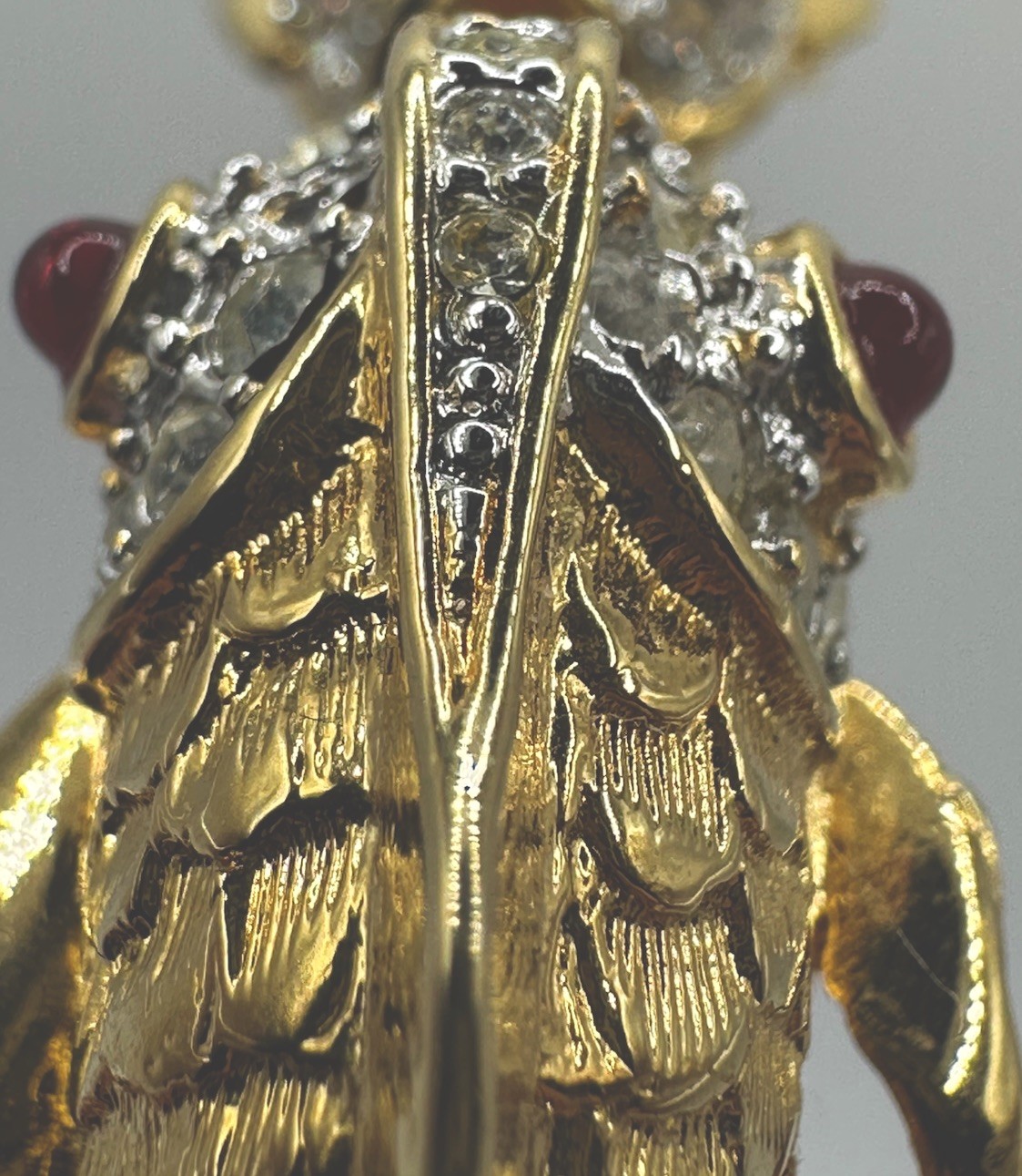 Kenneth Jay Lane KJL Golden Kissing Fish Bangle C… - image 5