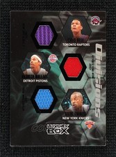 2005 Luxury Box Divisions Relics Courtside 20/25 Chris Bosh Rasheed Wallace 2b6