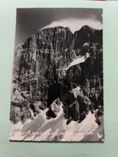 LA PARETE NORD OVEST DEL MONTE CIVETTA CARTOLINA VINTAGE BIANCO NERO MAI SPEDITA