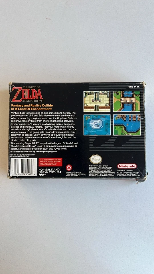 2Pcs The Legend of Zelda: A Link to the Past / Secret Of Mana SNES Game Lot - Image 4 of 4