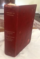 1906 Library Of Congress Washington Papers, Volume 1.