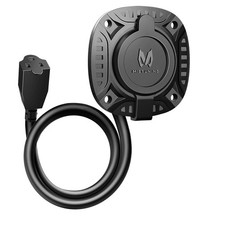 MICTUNING 13Amp 125V AC Port Plug with 16" Integrated Heavy 16-inch, Black