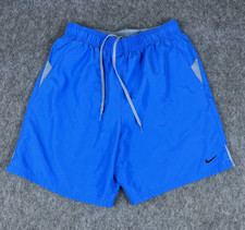 Nike Men's Contend Volley Swim Trunks Blue 7" Inseam Beach Swimming Size Small