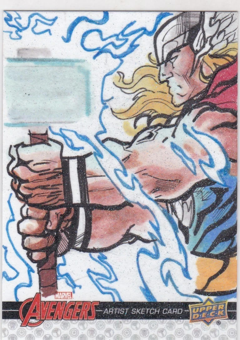 Avengers Sketch Collectable Trading Cards for sale | eBay