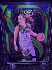 2025 Panini Select WNBA Nika Muhl Premier Neon Green Prizm /75 Seattle Storm