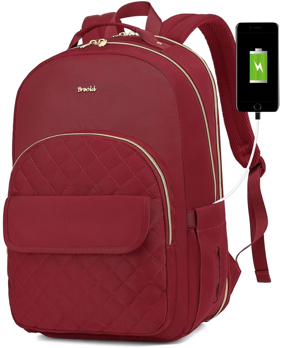 Medium Backpack Purse Woman Teacher Bag School Girl Middle Laptop Work Gear
