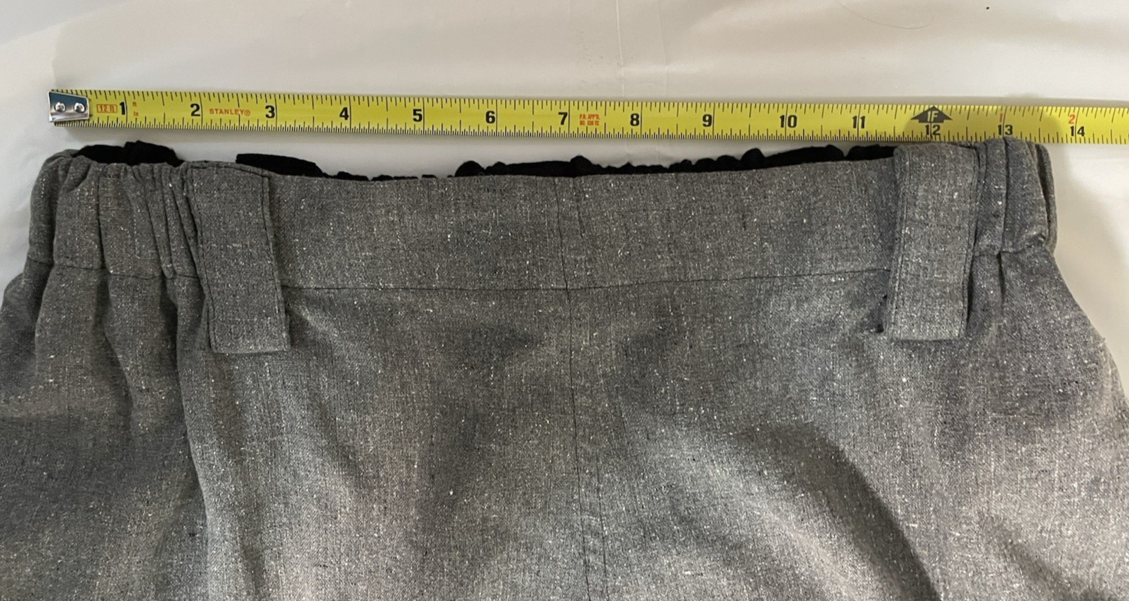 Moyuru Rayon/Linen Gaucho Sarouel Pants Gray Black NWT US Size XS, Japan M