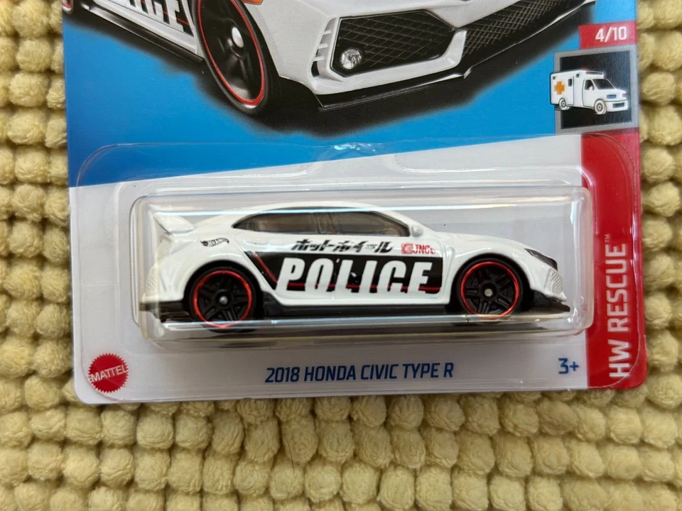Hot Wheels 2023 | 2018 Honda Civic Type R | HW Rescue 4/10 |  - Image 2 of 4
