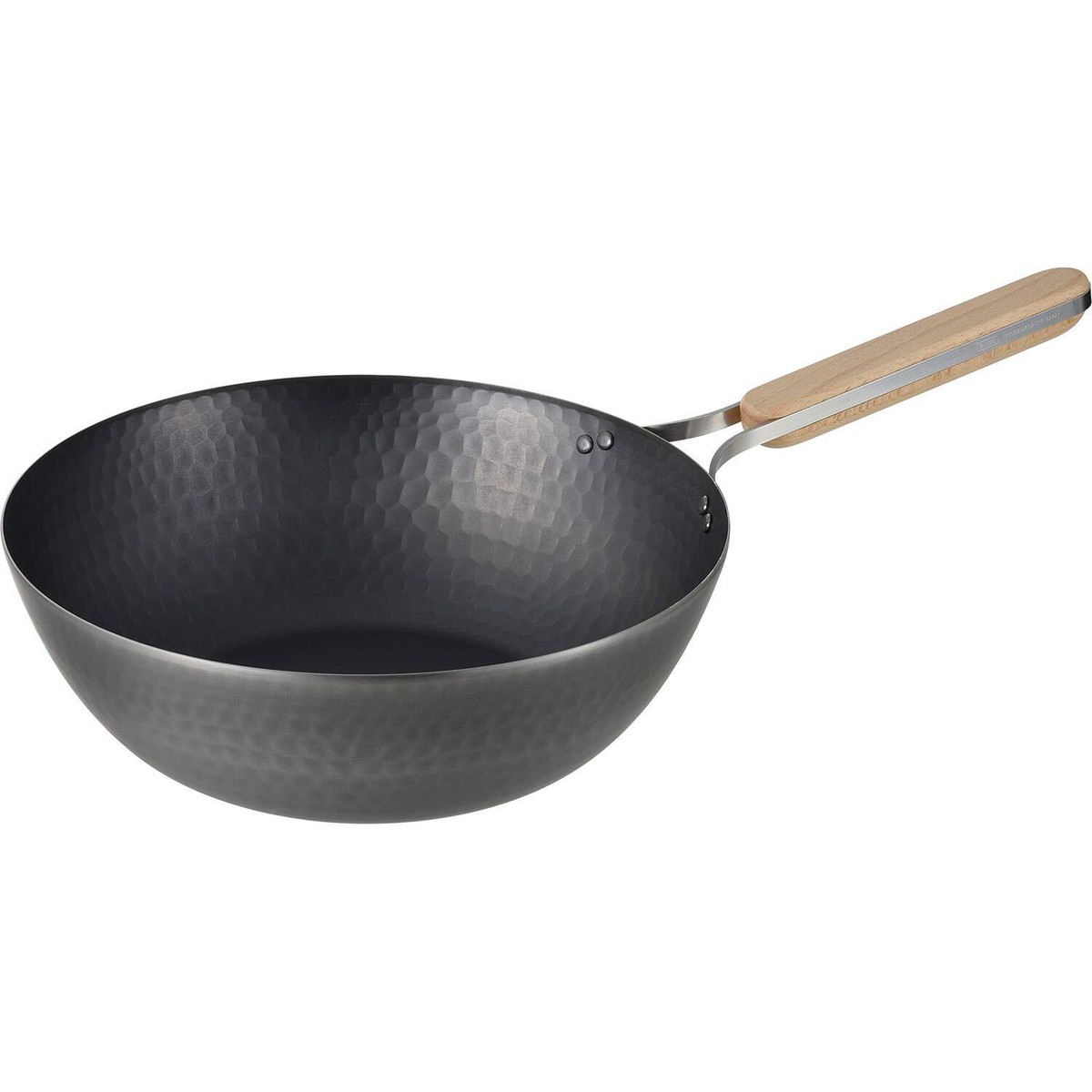 La Base LB-099 Set Di Pentole In Ferro Tsubamesanjo – 28 Cm Con Cestello E Rete Antischizzo – Made In Japan - 2