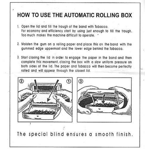 Metal Automatic Cigarette Tobacco Roller Roll Rolling Machine Box Case Maker Tin - Picture 10 of 10