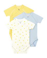 Petit Bateau Baby Unisex Crossover Short Slee...
