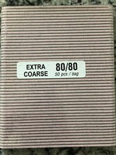 Nail File - Ex Coarse 80/80 PINK- Manicure- Pedicure-Acrylic-50pcs/pack- Beauty