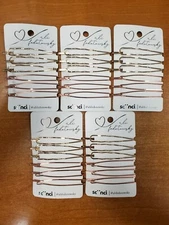 5 Packs of 6: Scunci Ali Fedotowsky Bobby Pins Gold & Rose Gold (6592)-R9P4a