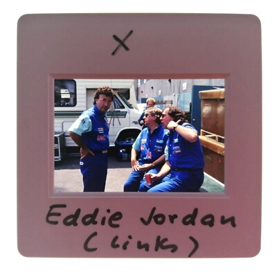 altes Presse Foto DIA, Eddie Jordan, Formel 1 San Marino Imola 1994, 5x5cm