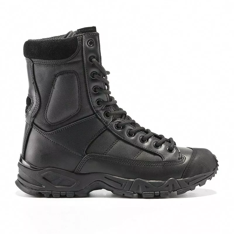 Botas militares de cuero sale