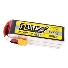 Tattu R-Line 2200mAh 95C 18.5V 5S Lipo Battery With XT60 For FPV racing Airplane