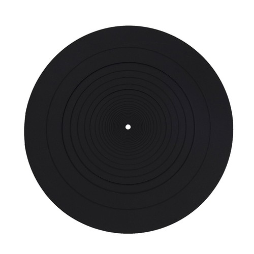 Tappetino Slipmat Technics Tecman | Logo Giallo Su Nero Per Vinile LP 12" | Magma