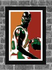 Seattle Supersonics Gary Payton Portrait Sports Print Art 11x17