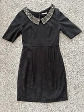 jewelled collar dress