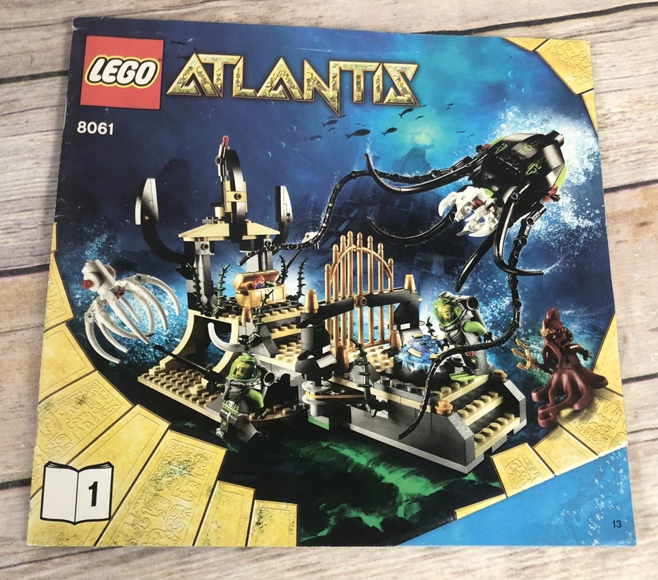 LEGO Atlantis 8061 Set Of Instructions MANUALS ONLY NO BRICKS!! - Image 4 of 4