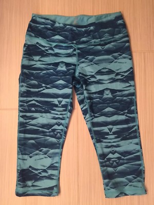 Leggings Capri Zella Pour Femme - Taille S, Imprimé Géométrique Multi-couleurs, Poche Intérieure, Occasion Très Bon état