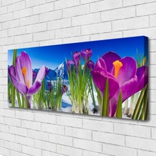Impression sur toile Image tableaux 125x50 Floral Fleurs