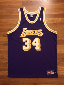 shaq purple lakers jersey