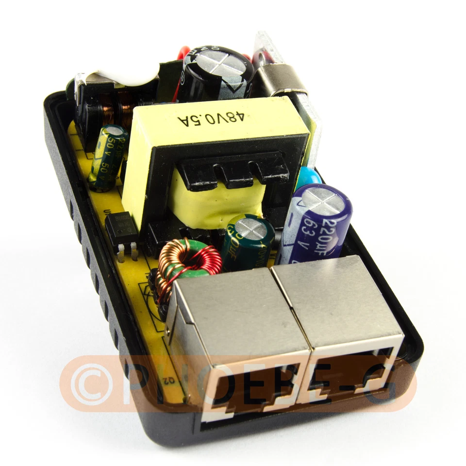 Gigabit 48V PoE Injector Adapter Power Over Ethernet 802.3at af UBNT AP 1000Mbps - Image 4 of 4