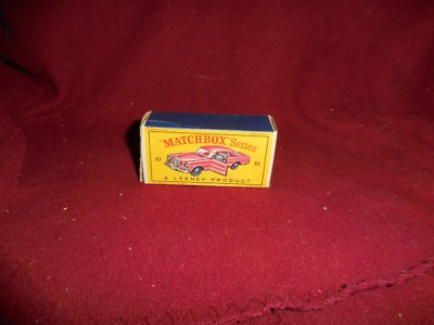 MATCHBOX SERIES N° 53: MERCEDES BENZ COUPE 1962. NEUF en