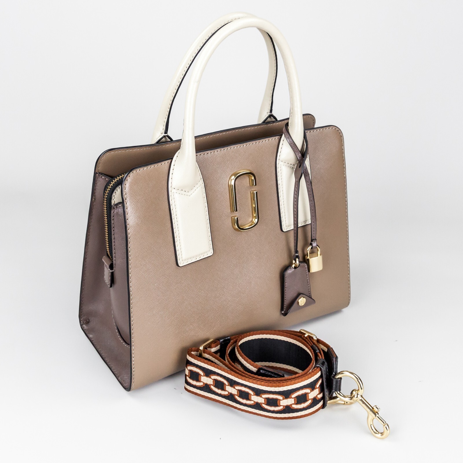 Borsa MARC JACOBS - Big Shot - pelle safiano leather - a mano tracolla dustbag