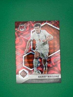 2021-22 Panini Mosaic FIFA Road to World Cup #38 Harry Maguire REACTIVE RED