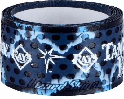 Lizard Skins DSP Baseball Softball Bat Grip Tampa Bay Rays 1.1mm Navy Blue White
