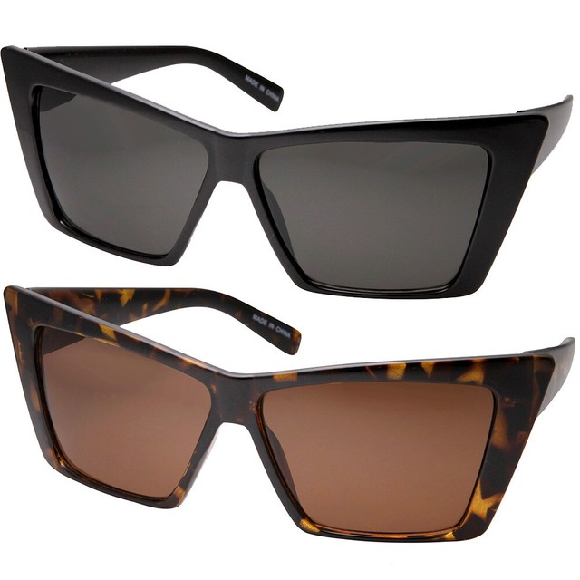 high pointed cat eye sunglasses