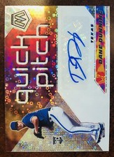 Dane Dunning 2021 Mosaic Baseball Quick Pitch Autographs #QPA-DD Texas Rangers