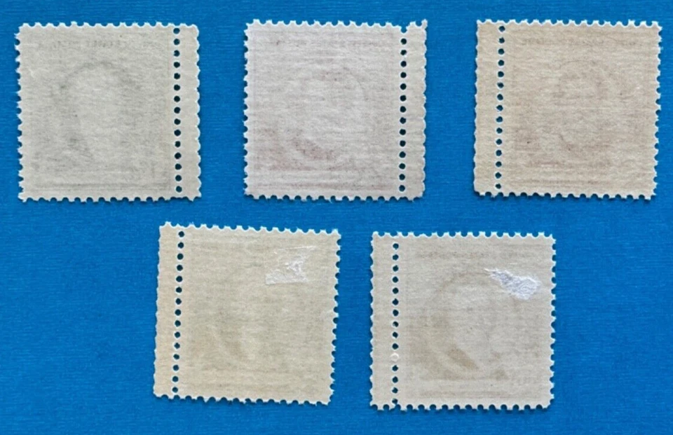 US Stamps Scott 884 to 888 American Artists 1c 2c 3c M/NH 5c 10c M/H - Image 2 of 4
