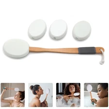Long Handle Lotion Applicator / Bath Body Brush For Back Body Tanning Skin Cream