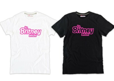 It's BRITNEY T-Shirt bitch schwarz oder weiß tolle Baumwolle Unisex Pop Music Scott