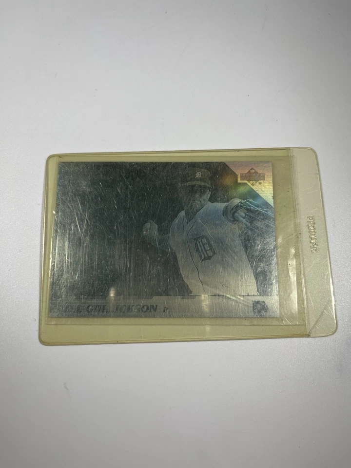 1992 Upper Deck Team MVP Holograms Bill Gullickson Detroit Tigers #23 - Image 3 of 4